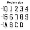 LED Illuminated Modern Address Sign Waterproof Personalized Solar Powered Address Number Dusk To Dawn Adhesive Or Screw Mount for Outside House Light Up Courtyard Hotel Bar