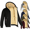 Men's Zip Hoodie Sweatshirt Sherpa Hoodie Jacket Sweat Jacket Apparel Hoodies by Inlyline