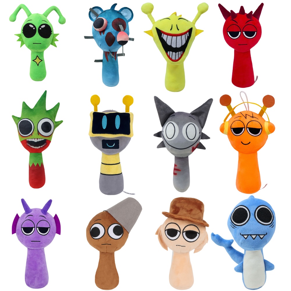 New Sprunki Plushies  | Sprunki  Plush Toys 12PCS