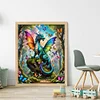 Dragon-14CT Stamped Cross Stitch 40*50cm