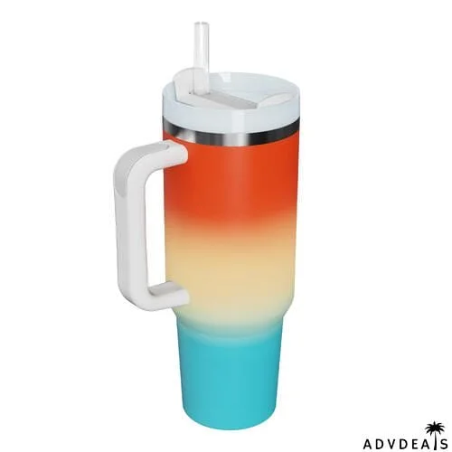 Gradient Multicolor Stainless Steel Tumbler