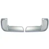 KUAFU Rear Bumper End Cap Compatible with 2016-2023 Toyota Tacoma Replacement for TO1104131 TO1105131 W/O Parking Sensors Holes Chrome Cover Corner Extension Pair