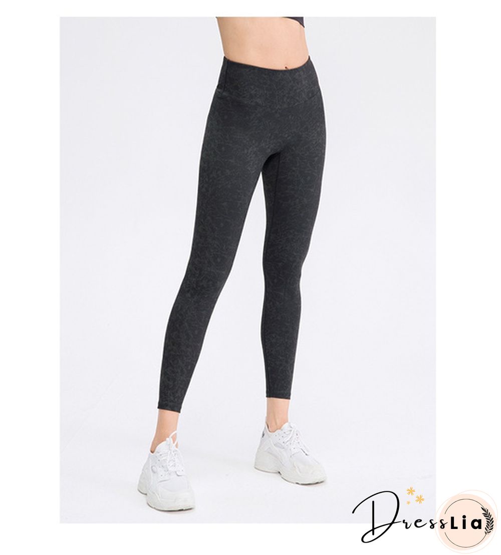 Print Women' Yoga Pants High Waist High Elastic Sport Leggings Gym Clothing Yoga Push Up Legging Running Workout Seamless Tights