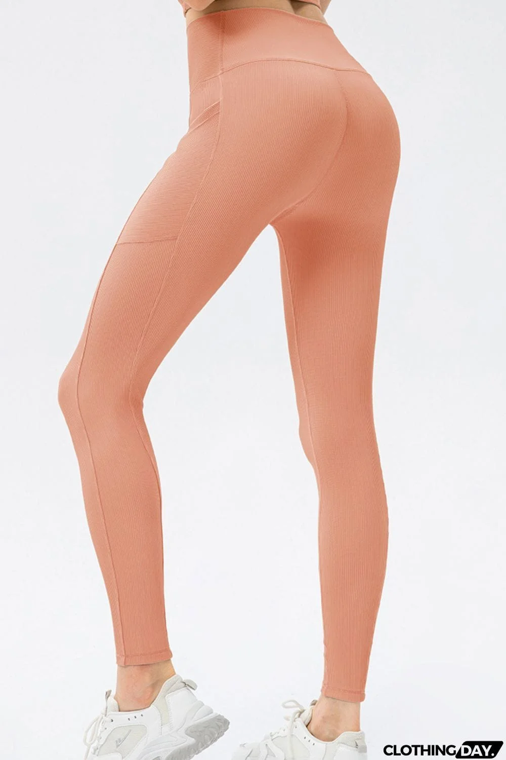 V Shape Waistband Slim Fit Long Sports Pants