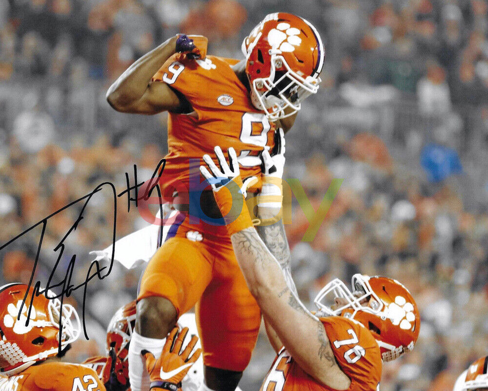 TRAVIS ETIENNE Clemson Tigers #9  Signed Autographed 8x10 Photo Poster painting reprint