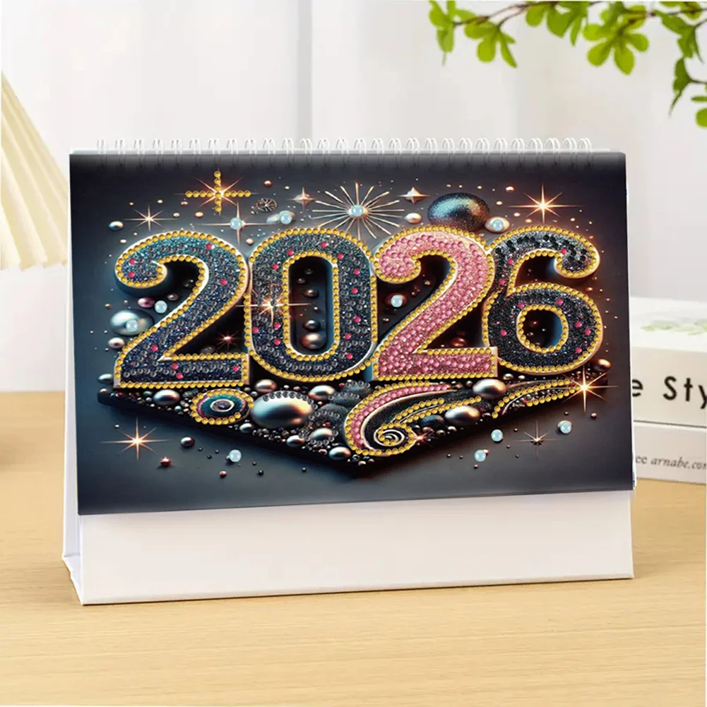 5D/DIY Calendar Crystal Painting Desk Calendars Kit Diamond Decorations Calendar