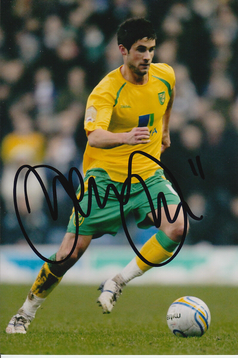 NORWICH CITY HAND SIGNED ANDREW SURMAN 6X4 Photo Poster painting 1.