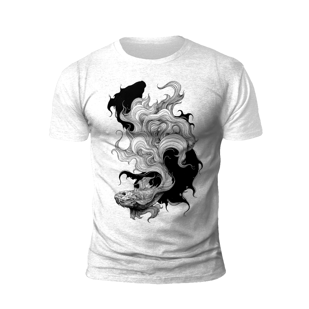 Whirl of Gold: Koi Fish Elegance T-Shirt