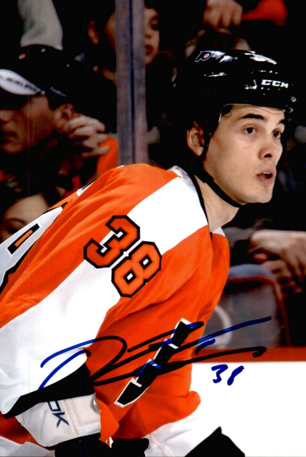 Oliver Lauridsen SIGNED 4x6 Photo Poster painting PHILADELPHIA FLYERS