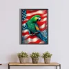 Diamond Painting -5D Full Round Drill US Flag Animal