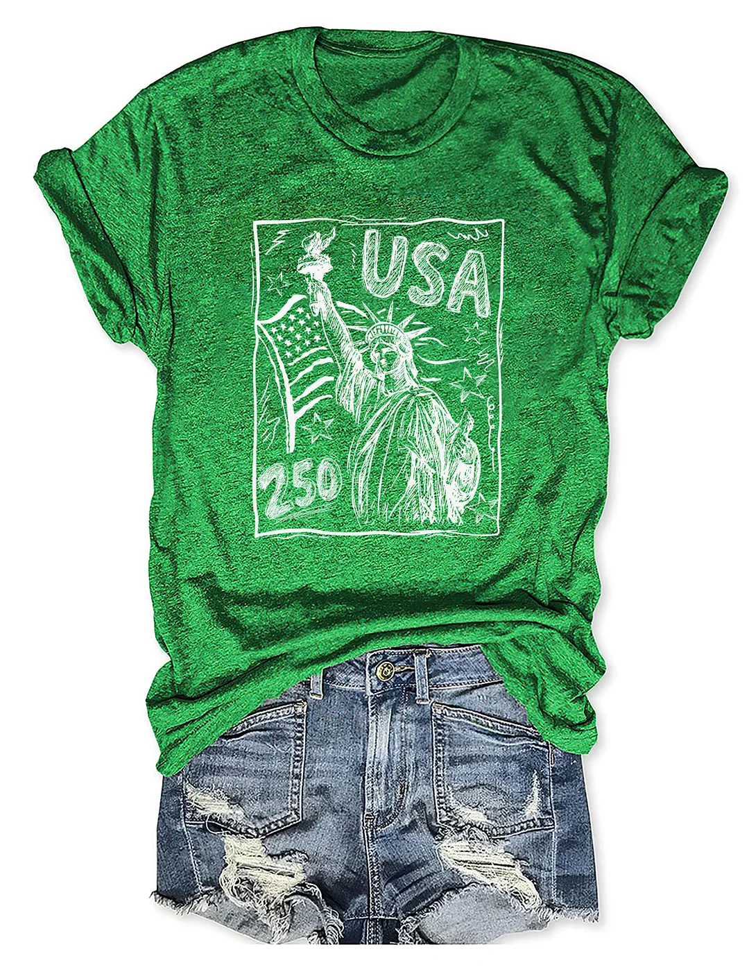 Statue Of Liberty USA 250th T-shirt
