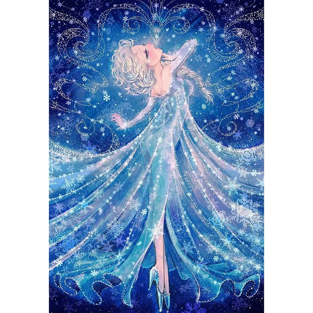 Special-shaped Crystal Rhinestone Diamond Painting - Girl(30*40cm)