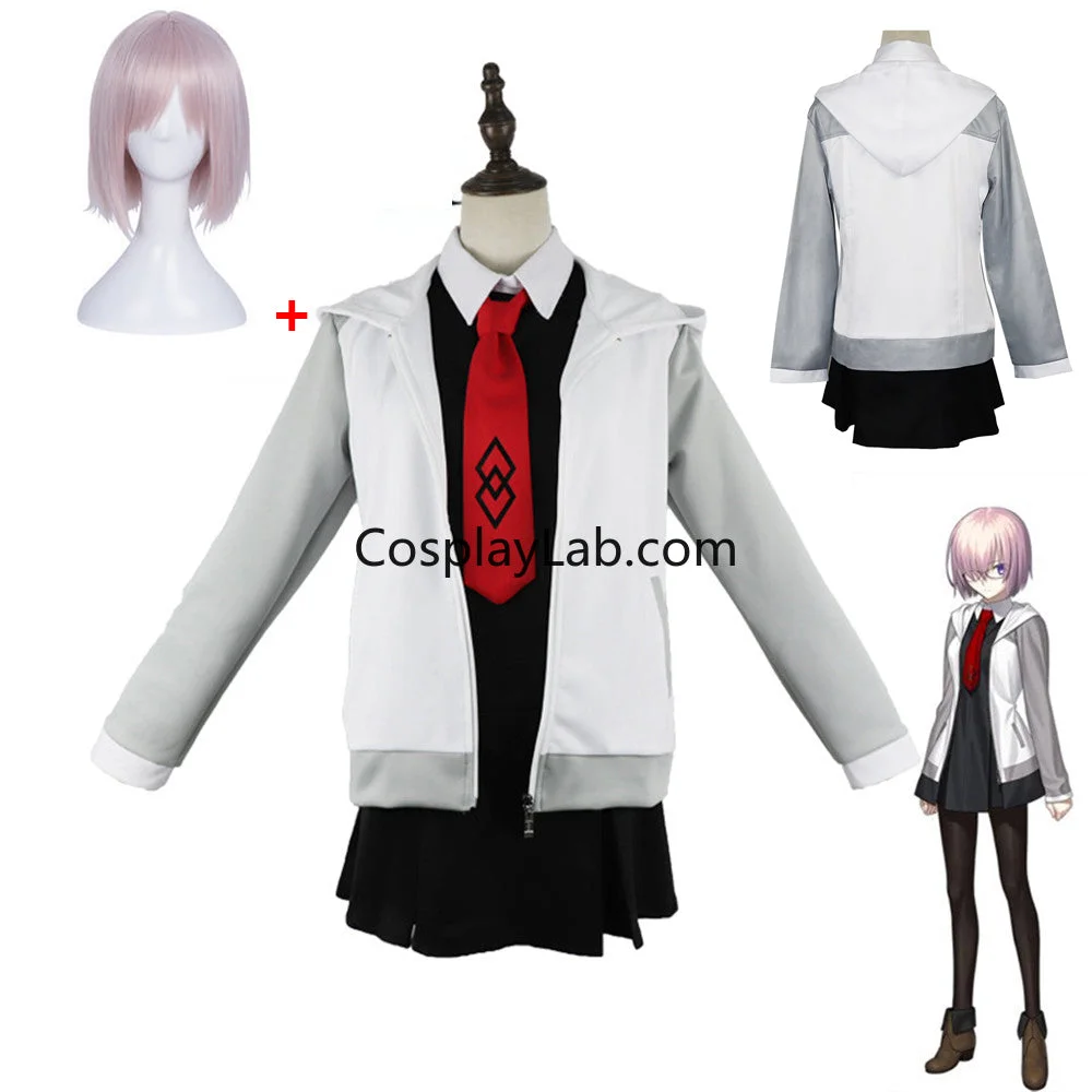 Fate/Grand Order FGO Mash Kyrielight Cosplay Costume