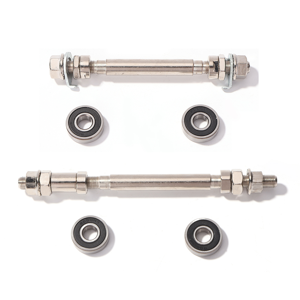 

Bicycle Front Rear Wheel Hub with 2 Bearings MTB Spindle Shift Shaft Lever, Front wheel, 501 Original