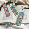 4Pcs Diamond Painting Flowers Diamond Painting Bookmark for Bookworm