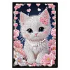 Carnet de bricolage chat fleur