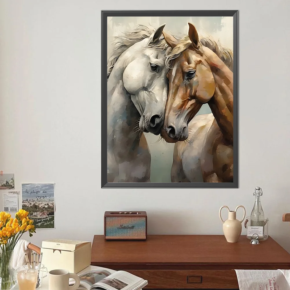 Diamond Painting - Full Round Drill - Horse(Canvas|40*50cm)