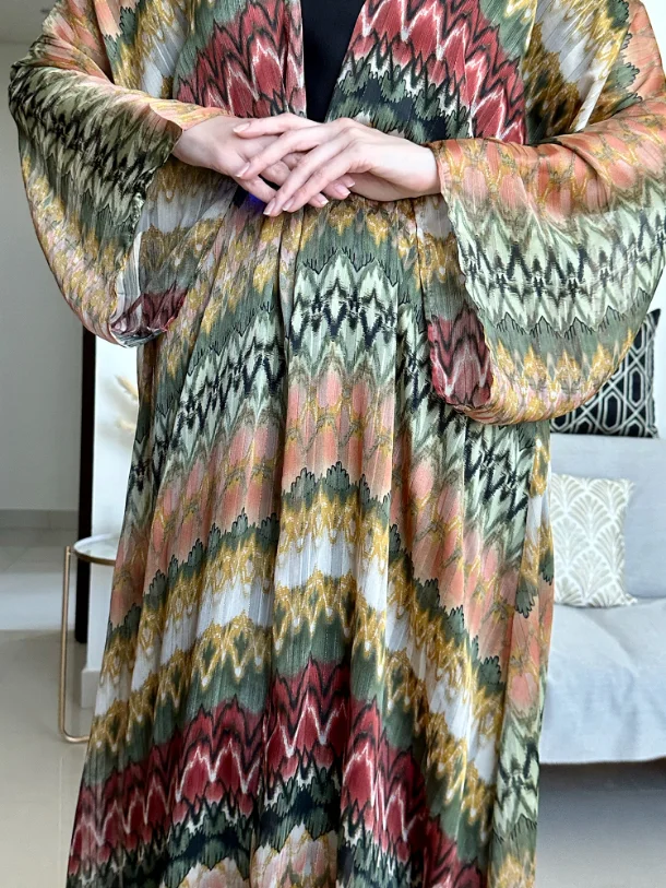 Fashion Tie-dye Printed Dress Robe-inspireuse