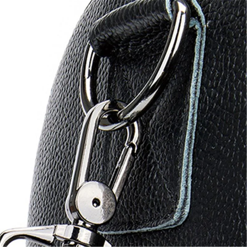 Leather Large Capacity Solid Color Duffel Bags Travelling Bag