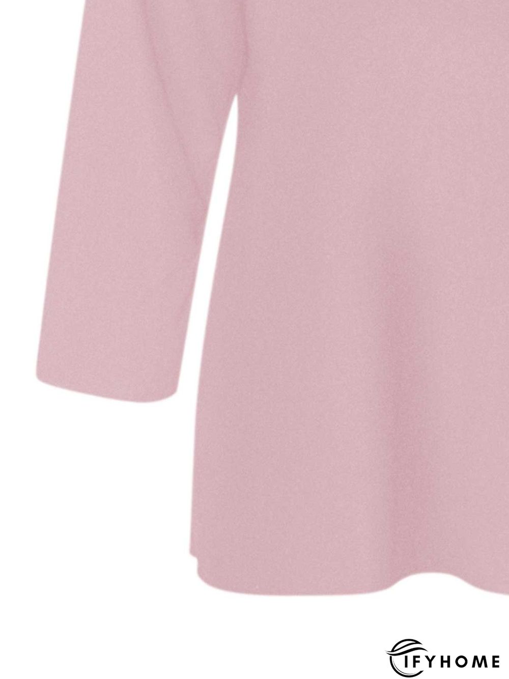 Casual Plain Boat Neck Long Sleeve Shirt | IFYHOME