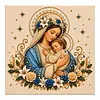 DIY Special Shape Diamond Painting Pearl Art With Inner Frame Kit 30x30cm(Mary)