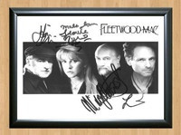 Fleetwood Mac Rumours Signed Autographed Photo Poster painting Poster Print Memorabilia A2 Size 16.5x23.4