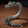 Dragon Retro Snake Bracelet Unisex Stainless Steel Alloy Bangle New