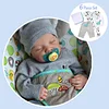 [Heartbeat💖 & Sound🔊] 20'' Real Lifelike Sleeping Carley, Realistic Soft Silicone Boy Baby Dolls Toy - RBBI-Myrebornbabydoll&reg; Myrebornbabydoll&reg;