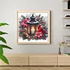 Cardinal and Lamp Full Stamped Cross Stitch Kit 11CT 3-Strand 40x40cm Animal