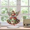 (US Local)Special Shape Angel Girl Table Top Diamond Painting Ornament Kits for Bedroom