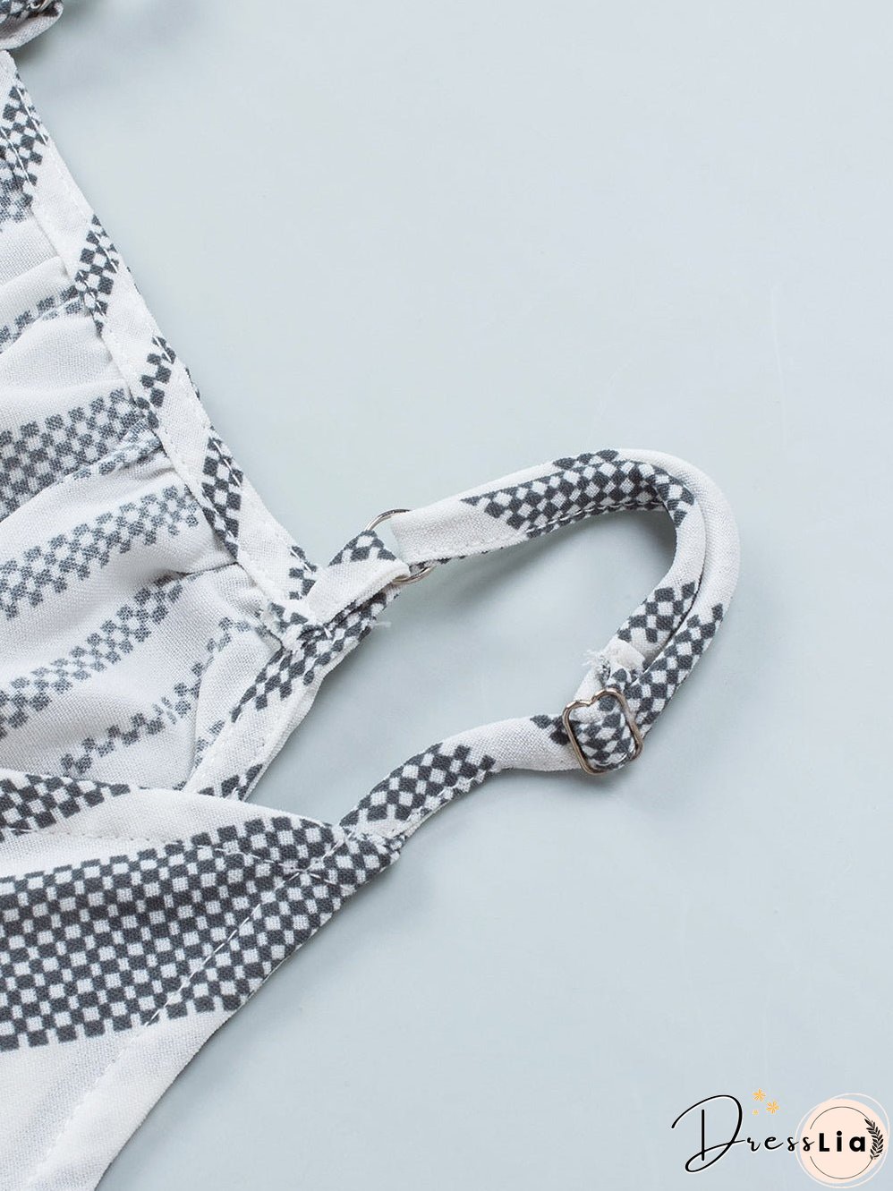 Slate Striped Draped Camisole