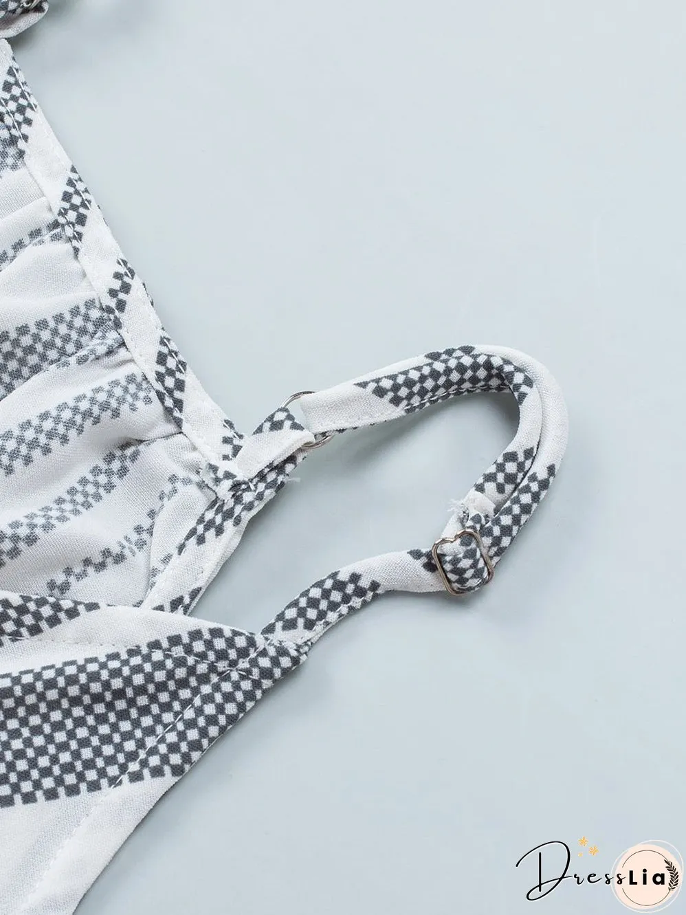 Slate Striped Draped Camisole