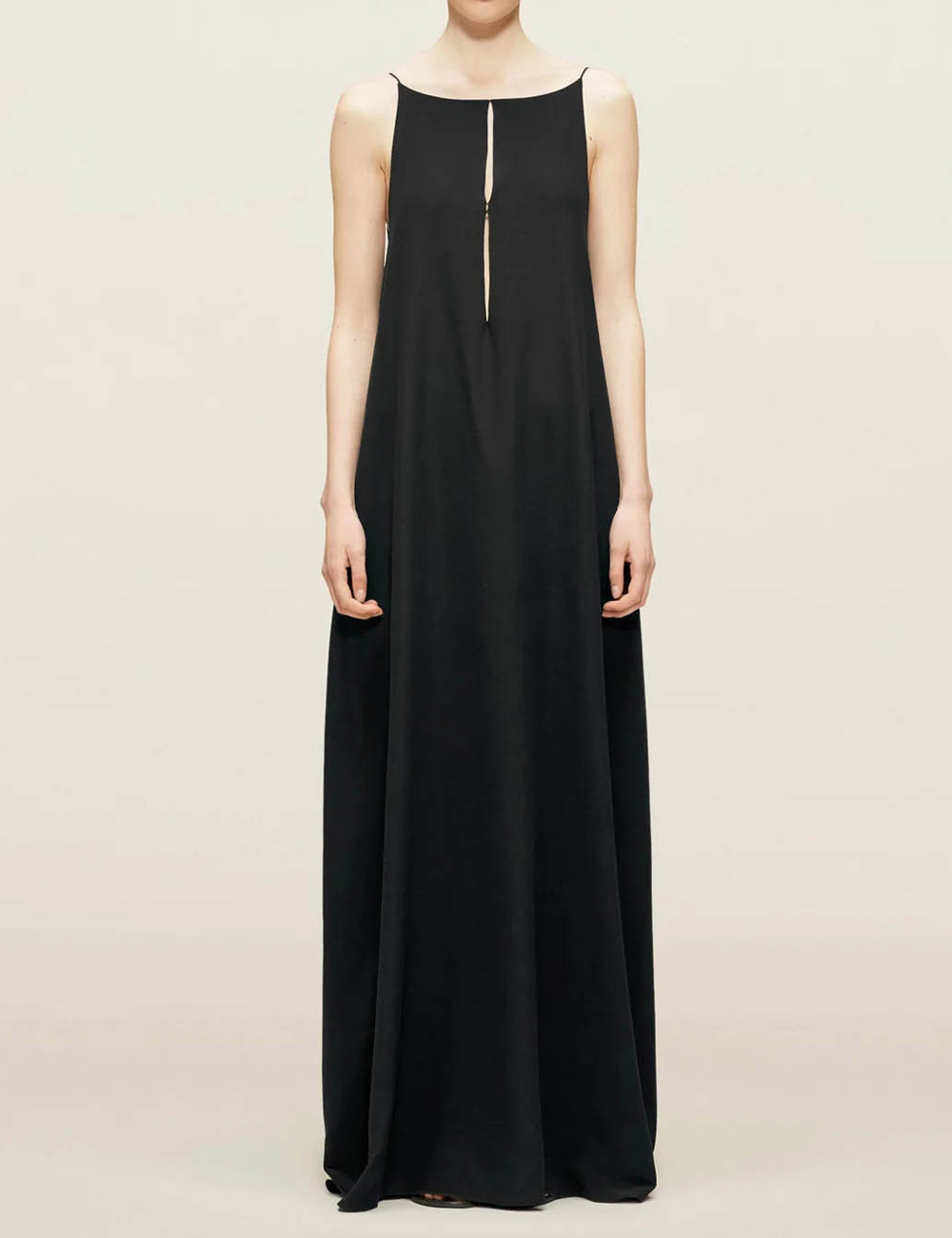 Holiday Satin Sexy Backless Hollow Sleeveless Suspender Dress