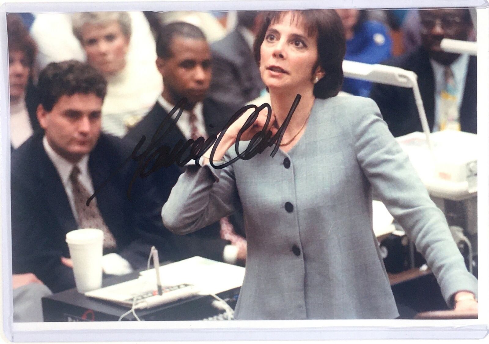 Marcia Clark Signed 4x6 Photo Poster painting Prosecutor OJ Simpson Case Autograph Auto O.J.