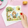 6Pcs abeilles-bricolage carte de voeux