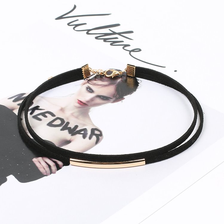 Gothic Punk Double Necklace