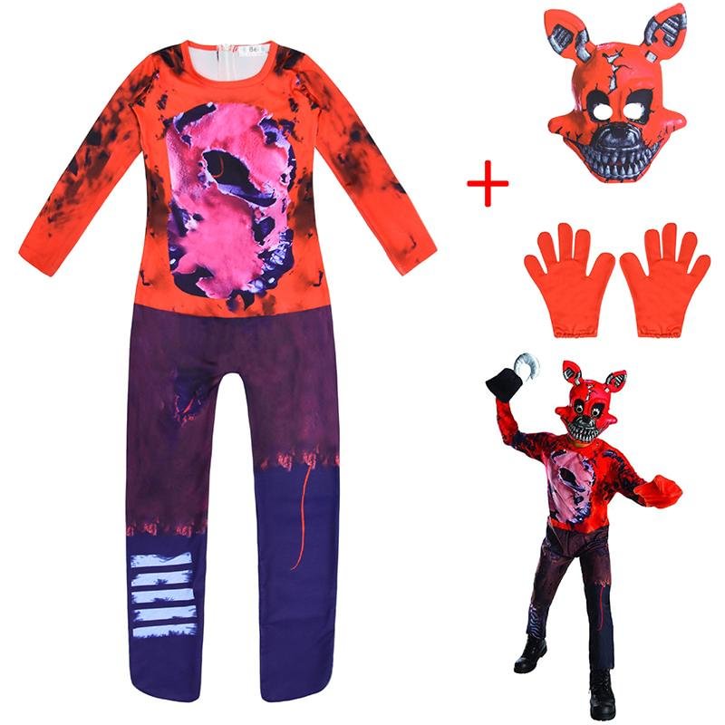 Five Night at Freddy's Cosplay Costume Overall Outfits Halloween Holiday Gifts