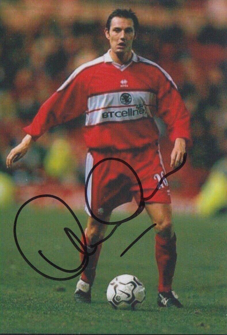 NOEL WHELAN HAND SIGNED 6X4 Photo Poster painting MIDDLESBROUGH FOOTBALL AUTOGRAPH 1