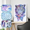 Tiger Butterfly  | Crystal Rhinestone  | Full Round Diamond Painting Kits