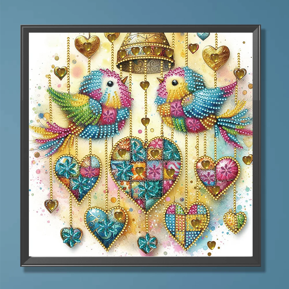 Diamond Painting - Partial Special Shaped Drill - Bird(Canvas|30*30cm)