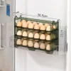 36pcs Egg Storage Box Refrigerator Side Door Storage Rack