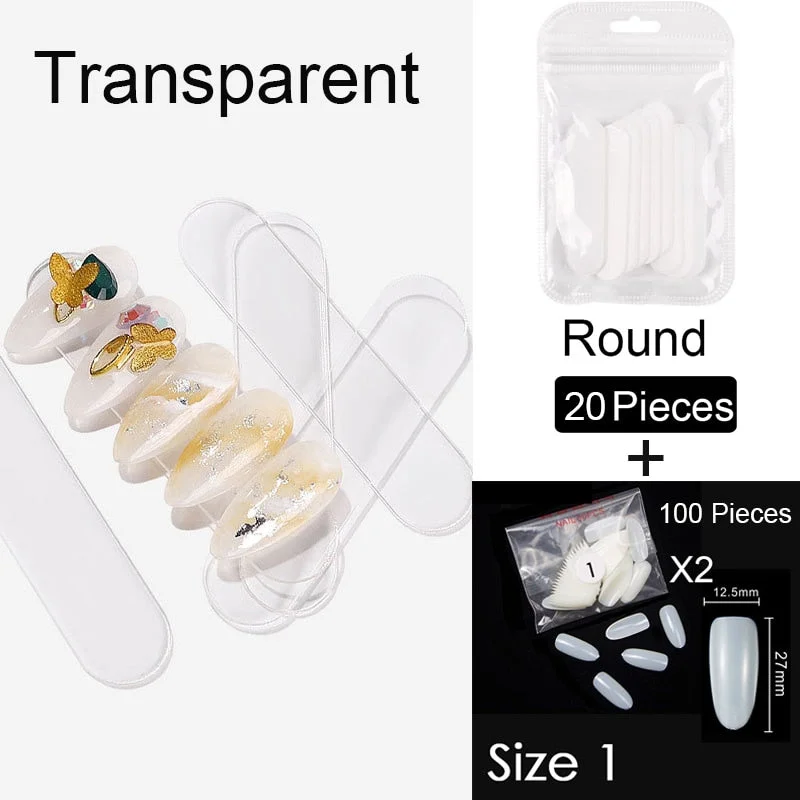 250 PCS Same Size Fake Nails Oval Shape False Nail Tips For Drawing Nail Design Acrylic Full Nails Art Size 0 1 2 3 4 Available-Nail Inspo