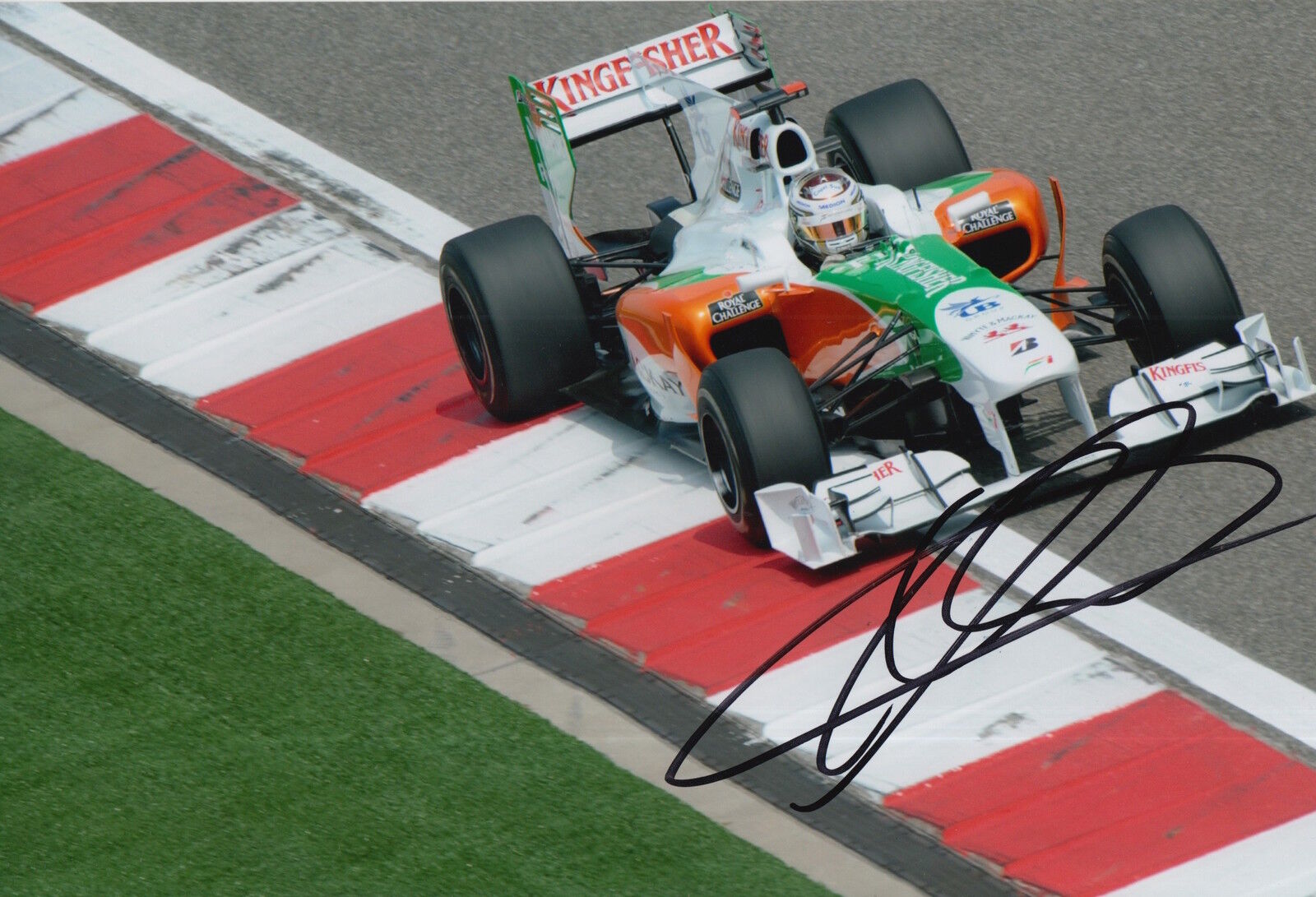 Adrian Sutil Hand Signed 12x8 Photo Poster painting F1 Force India 4.
