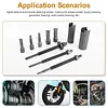 12PCS Motorcycle Bearing Puller Set w/Collets 9-23mm Inner Bearing Extractor Kit