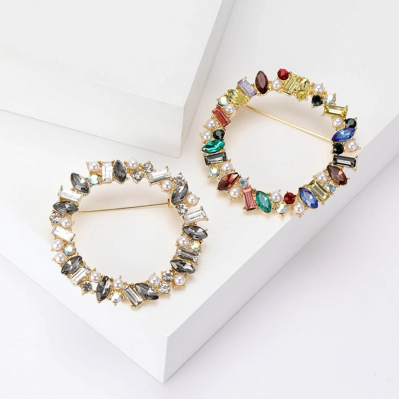 Minimalist Shiny Pin Geometric Alloy Women's Brooches4