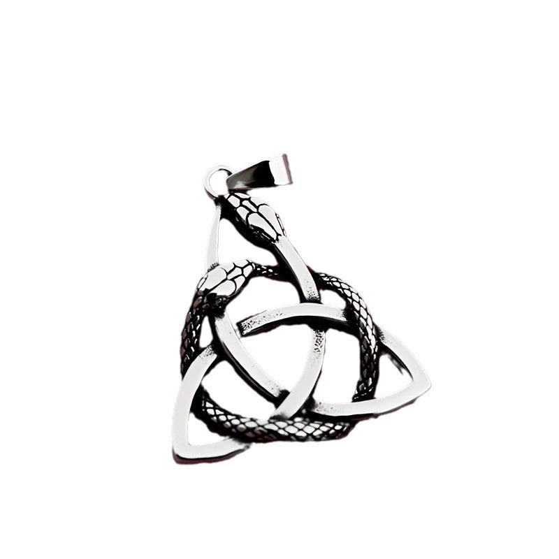 Nordic Viking Celtic Knot Animal Snake Pendant Retro Personality Pendant Men’s Pendant Necklace