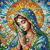Religiöse Madonna - speziell geformtes Diamantgemälde - 30*30cm