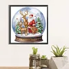 (Multistyle) Boule De Cristal De No&euml;l Forme Sp&eacute;ciale Diamant Peinture 30X30CM