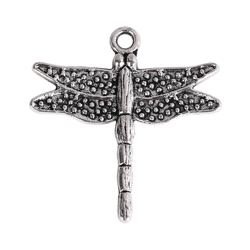 50 PCS/Package 17 * 16mm 20*16mm 21*20mm Alloy Dragonfly Pendant Jewelry Accessories