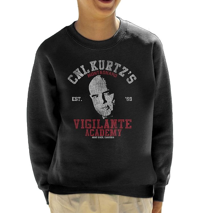 Colonel Kurtz Vigilante Academy Apocalypse Now Kid's Sweatshirt